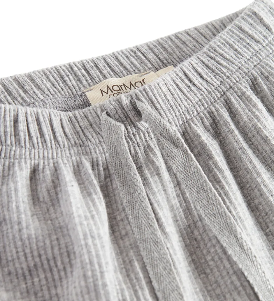 Bukser Og Jeans*MarMar Bukser - Rib/Modal - Pico - Light Grey Melange