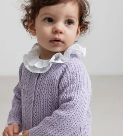 Striktrøjer*MarMar Cardigan - Totti - Uld/Bomuld - Amethyst