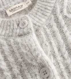 Børn MarMar Cardigan - Uld - Morning Dew Mel.ange