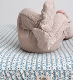 Børn MarMar Heldragt m. Fødder - Pointelle - Rubello - Soft Beige