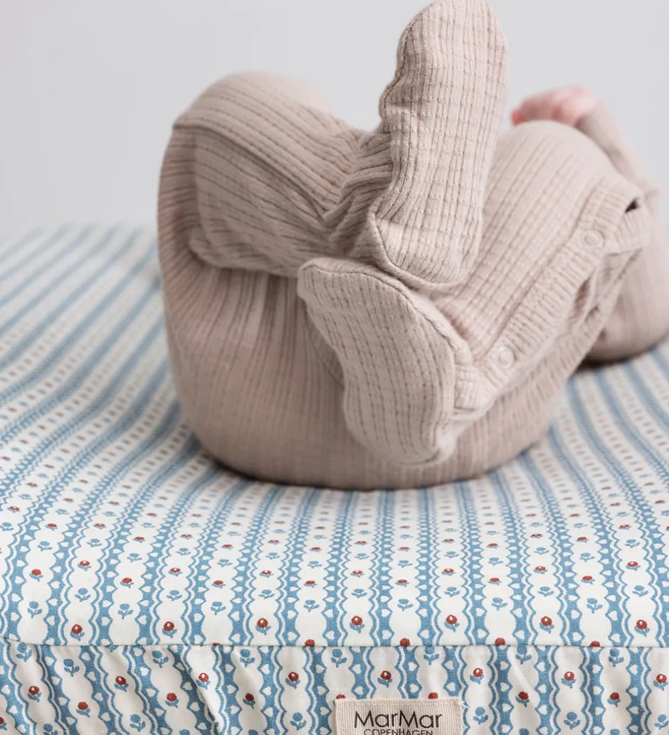 Børn MarMar Heldragt m. Fødder - Pointelle - Rubello - Soft Beige