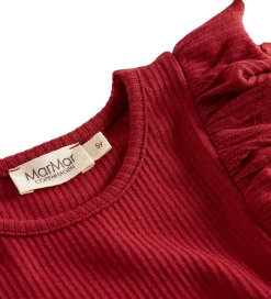 Børn MarMar Kjole - Modal/Rib - Dikte - Hisbiscus Red