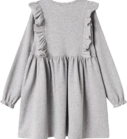 Kjoler*MarMar Kjole - Rib/Modal - Dikte - Light Grey Melange