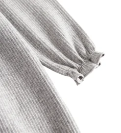Kjoler*MarMar Kjole - Rib/Modal - Dikte - Light Grey Melange