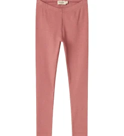 Børn MarMar Leggings - Rib/Modal - Perished Rose