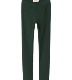 Leggings|Juletøj*MarMar Leggings - Rib/Modal - Dark Leaf