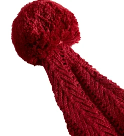 Juletøj*MarMar Nissehue - Strik - Alfen - Hibiscus Red