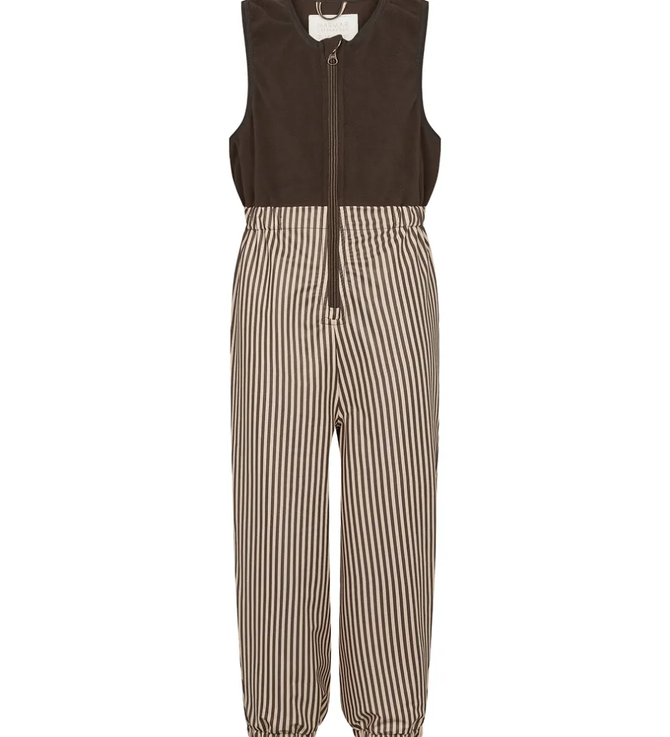 Regntøj*MarMar Regntøj m Fleece - PU - Obo - Brown Stripe