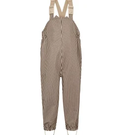 Børn MarMar Regntøj m. Seler - PU - Oddy - Brown Stripe