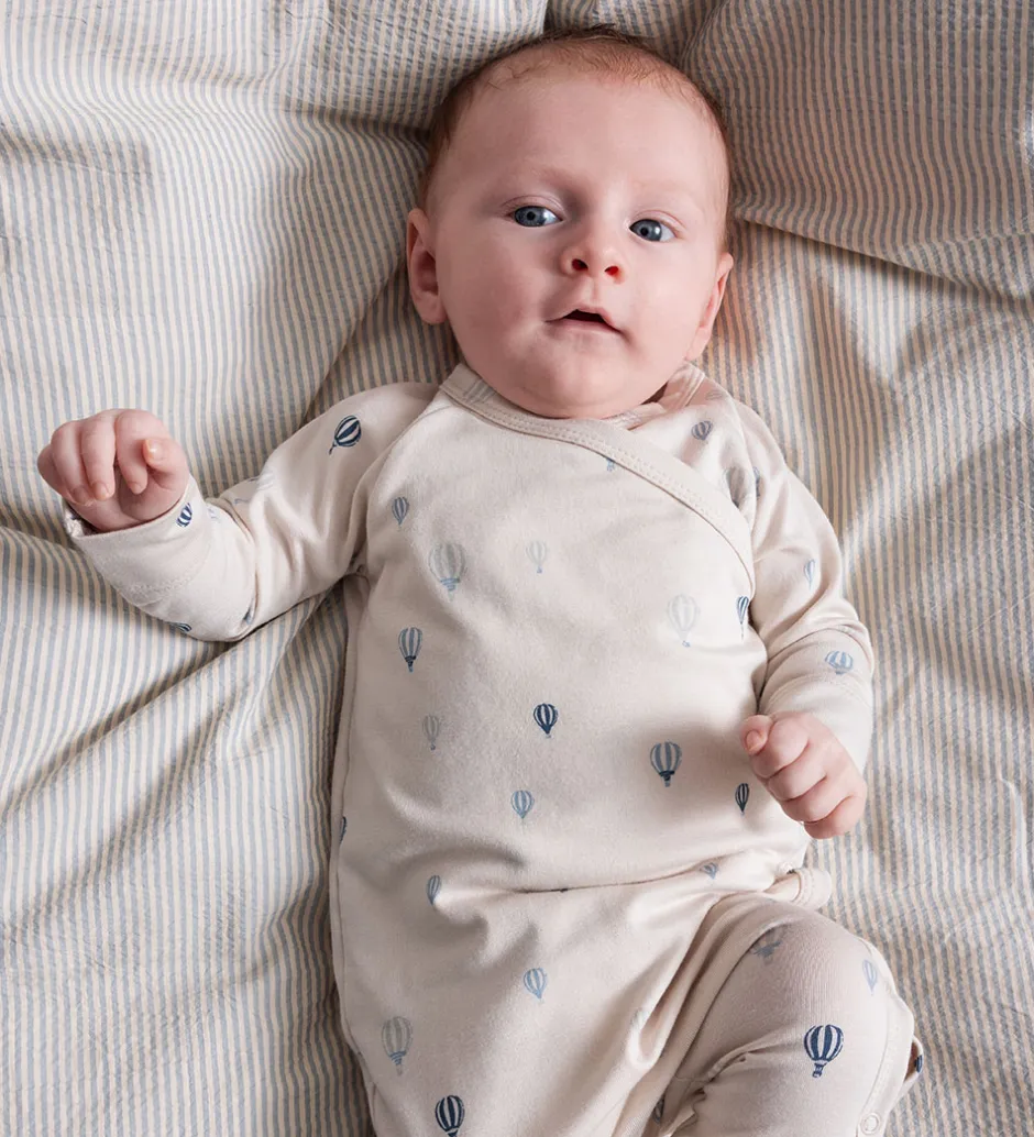 Sovetid|Sengetøj*MarMar Sengetøj - Junior - Blue Stone Stripe