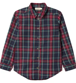 Børn MarMar Skjorte - Tommy - Pilot Navy Check