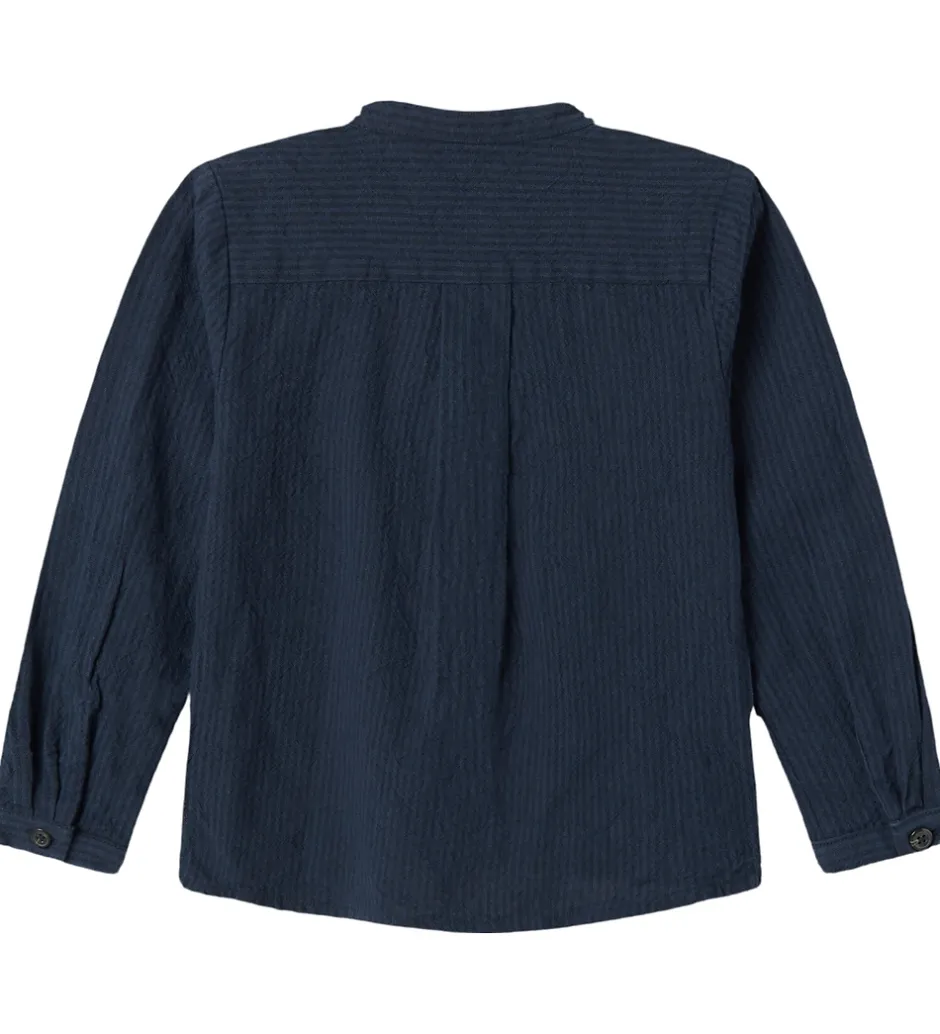 Skjorter*MarMar Skjorte - Torben - Dark Blue Stripe