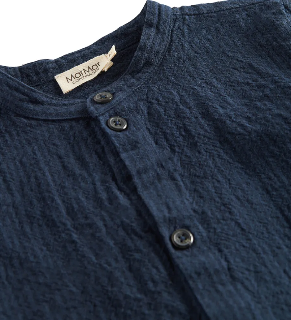 Skjorter*MarMar Skjorte - Torben - Dark Blue Stripe