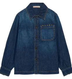Skjorter*Marni Skjorte - Denim - Blå