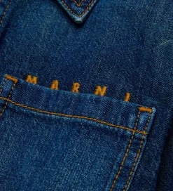Skjorter*Marni Skjorte - Denim - Blå