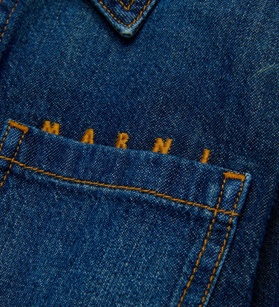 Skjorter*Marni Skjorte - Denim - Blå