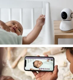 Babyalarmer*Maxi-Cosi Babyalarm m. WiFi - Connected Home - See - Hvid