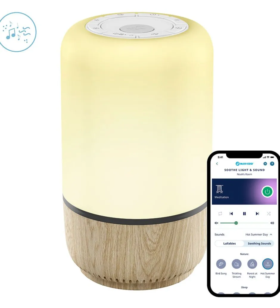 Maxi-Cosi Lampe m. WiFi/Lyd - Connected Home - 9,4x16,3 - Soothe