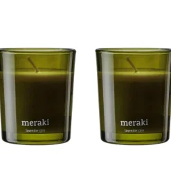 Duftlys*Meraki Duftlys - 2-pak - 2x60g - Lavender Rain