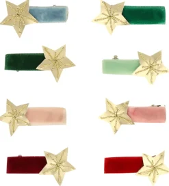 Hårspænder*Meri Meri Hårclips - 8-pak - 3,5 cm - Gold Star