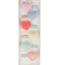 Hårspænder*Meri Meri Hårspænder - 6-pak - Filt - 3,5 cm - Hjerter