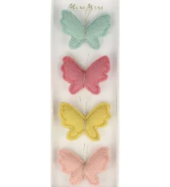 Hårspænder*Meri Meri Hårspænder - 4-pak - Filt - Sommerfugle - 5 cm - Clips