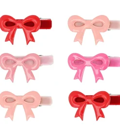 Meri Meri Hårspænder - 6-pak - Emalje - Sløjfer - 4 cm - Clips