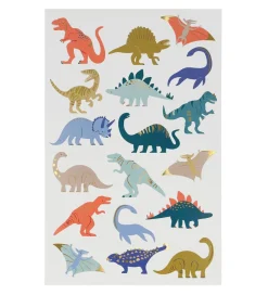 Sminke*Meri Meri Tatoveringer - Dinosaurs Tattoo Sheet