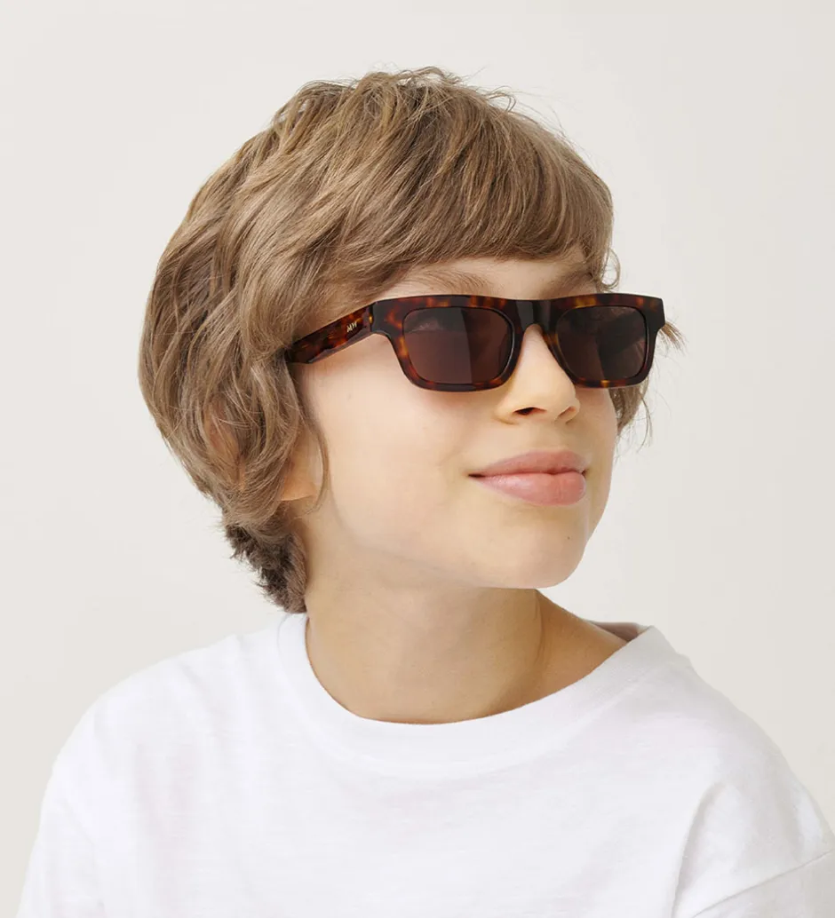 MessyWeekend Kids Solbriller - Dylan The Kid - Tortoise Brown