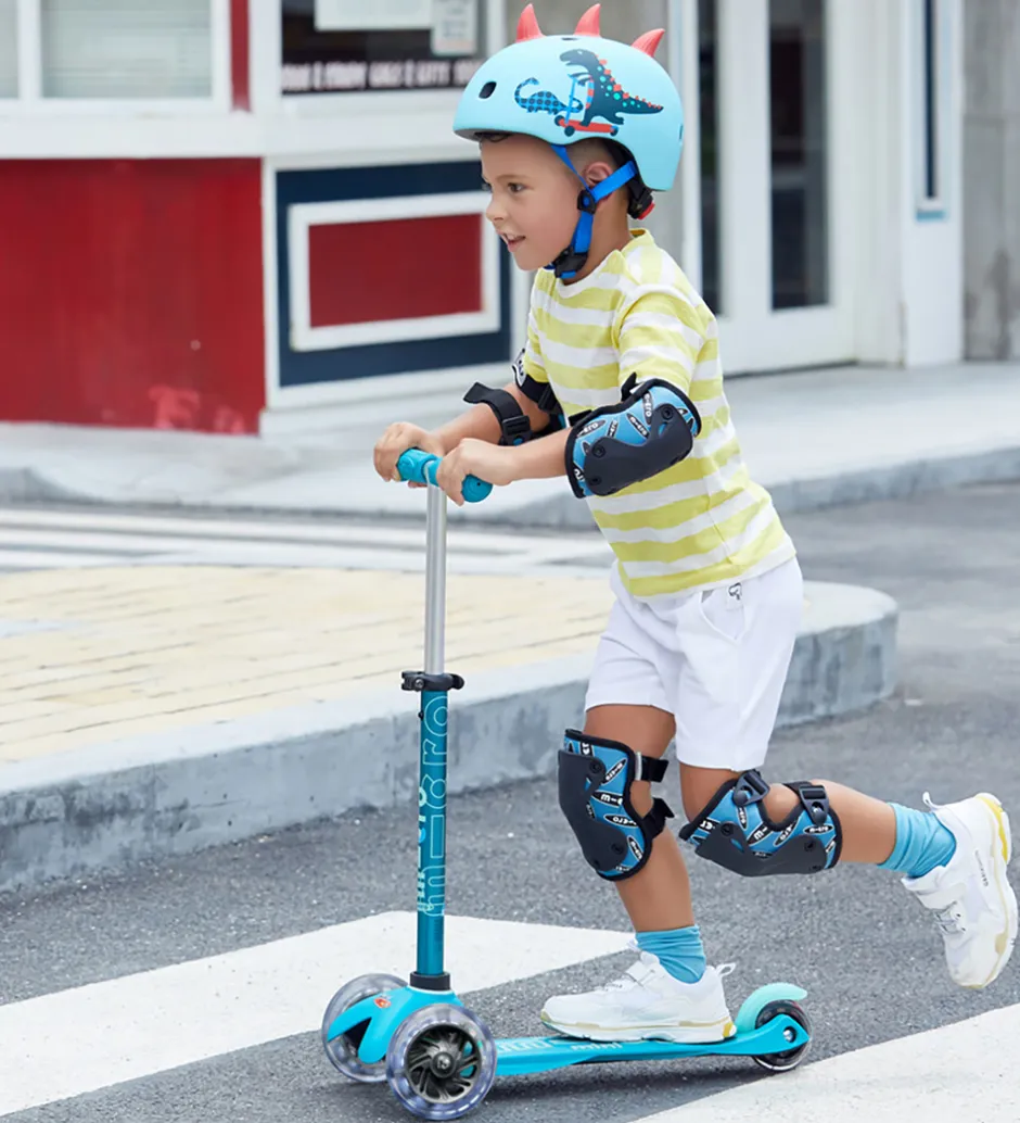 Børnesikkerhed|Cykelhjelme*Micro Hjelm - 3D Scootersaurus