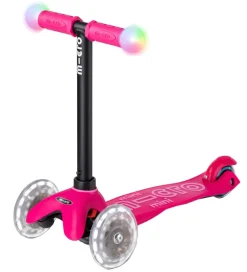 Løbehjul|Løbehjul*Micro Løbehjul - Mini2grow Deluxe Magic LED - Pink
