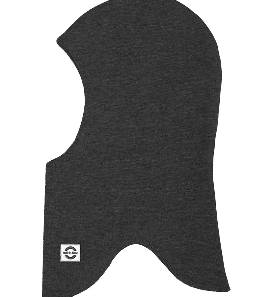 Børn Mikk-Line Elefanthue - Noos - 2-lags - Dark Grey Melange