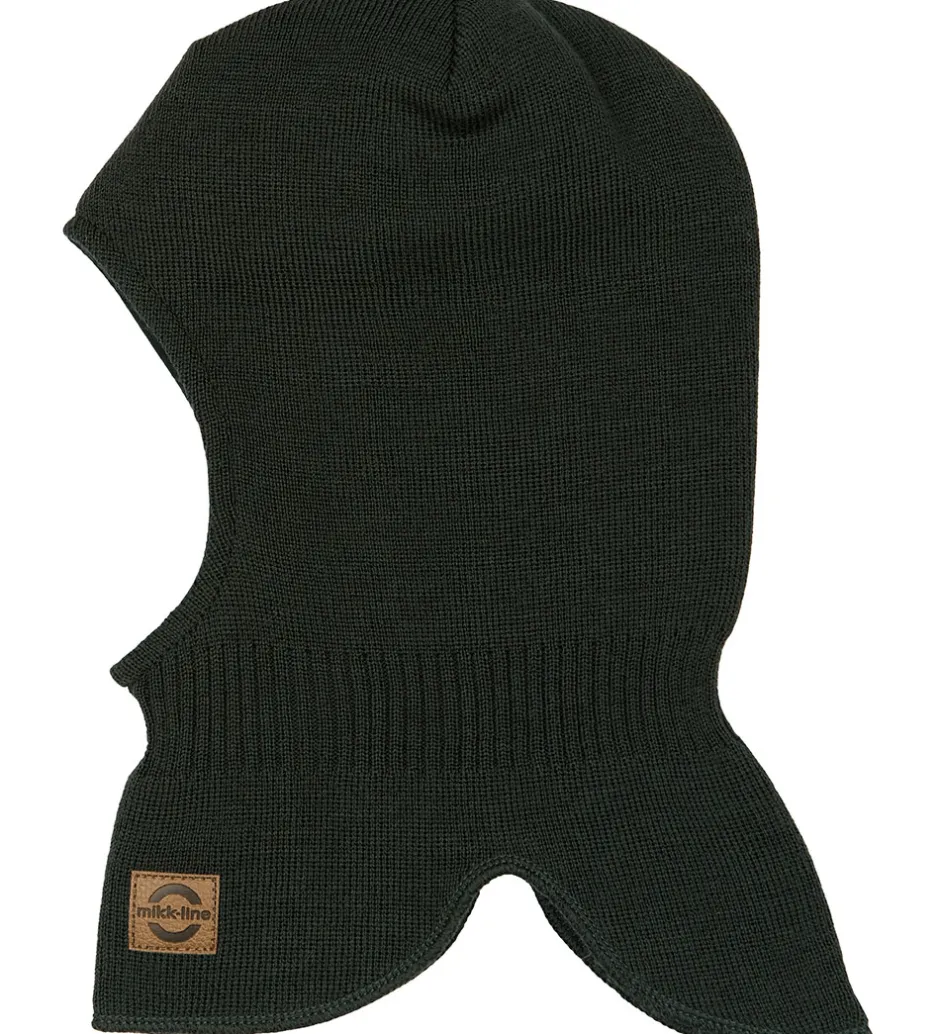 Elefanthuer*Mikk-Line Elefanthue - Strik - Uld/Akryl - 2-lags - Darkest Spro