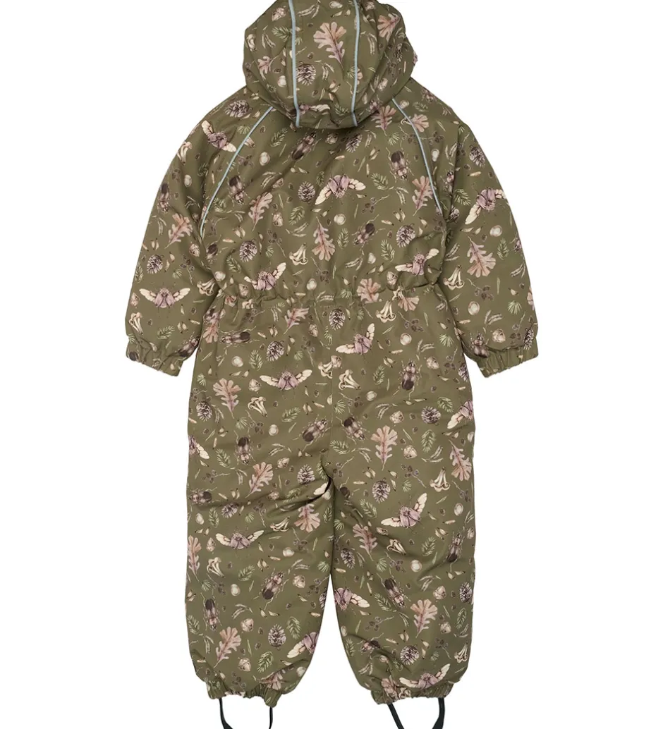 Flyverdragter*Mikk-Line Flyverdragt - Forrest - Burnt Olive m. Print