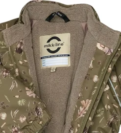 Flyverdragter*Mikk-Line Flyverdragt - Forrest - Burnt Olive m. Print