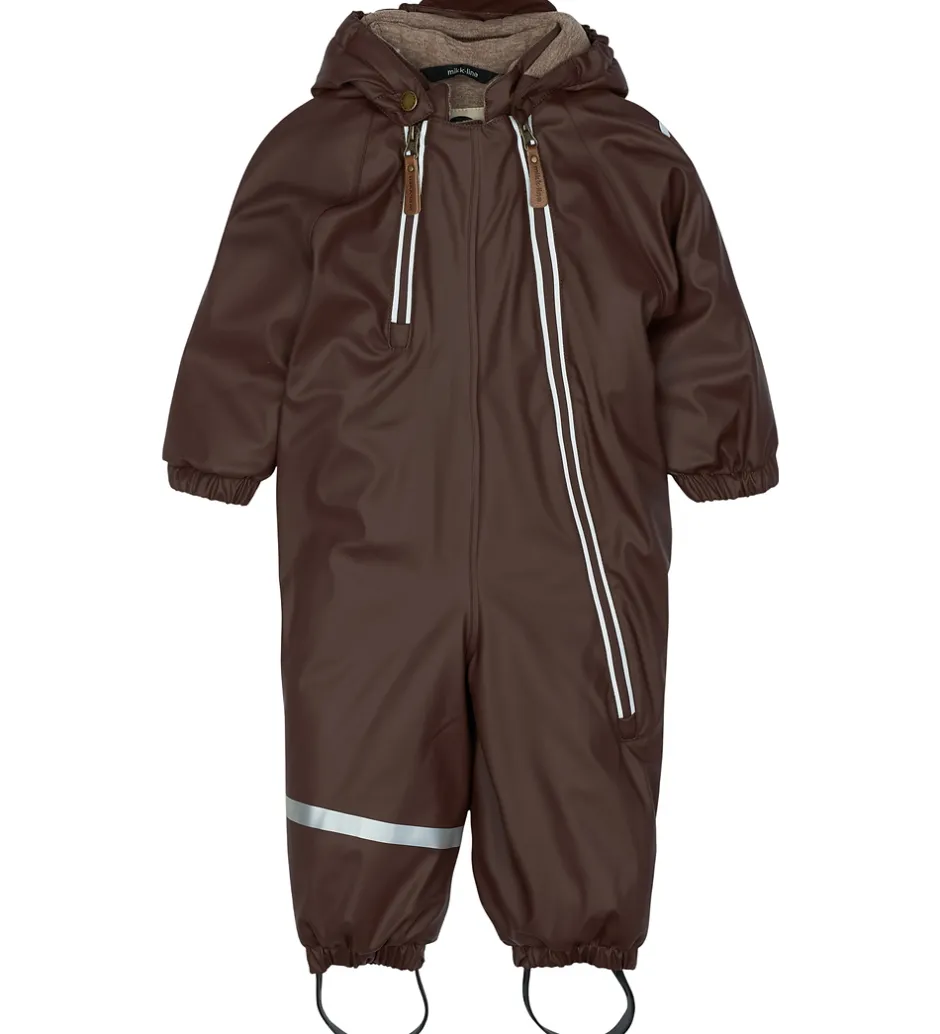 Børn Mikk-Line Flyverdragt - PU - Recycled - French Roast