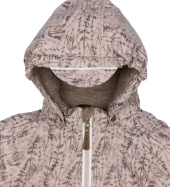 Børn Mikk-Line Flyverdragt - PU - Recycled - Cloud Gray m. Print