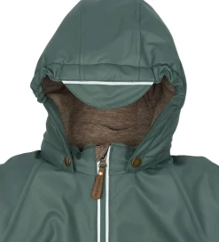 Børn Mikk-Line Flyverdragt - PU - Balsam Green