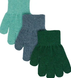 Handsker Og Luffer*Mikk-Line Handsker - Uld/Polyamid - 3-pak - Darkest Sprouse-Fad