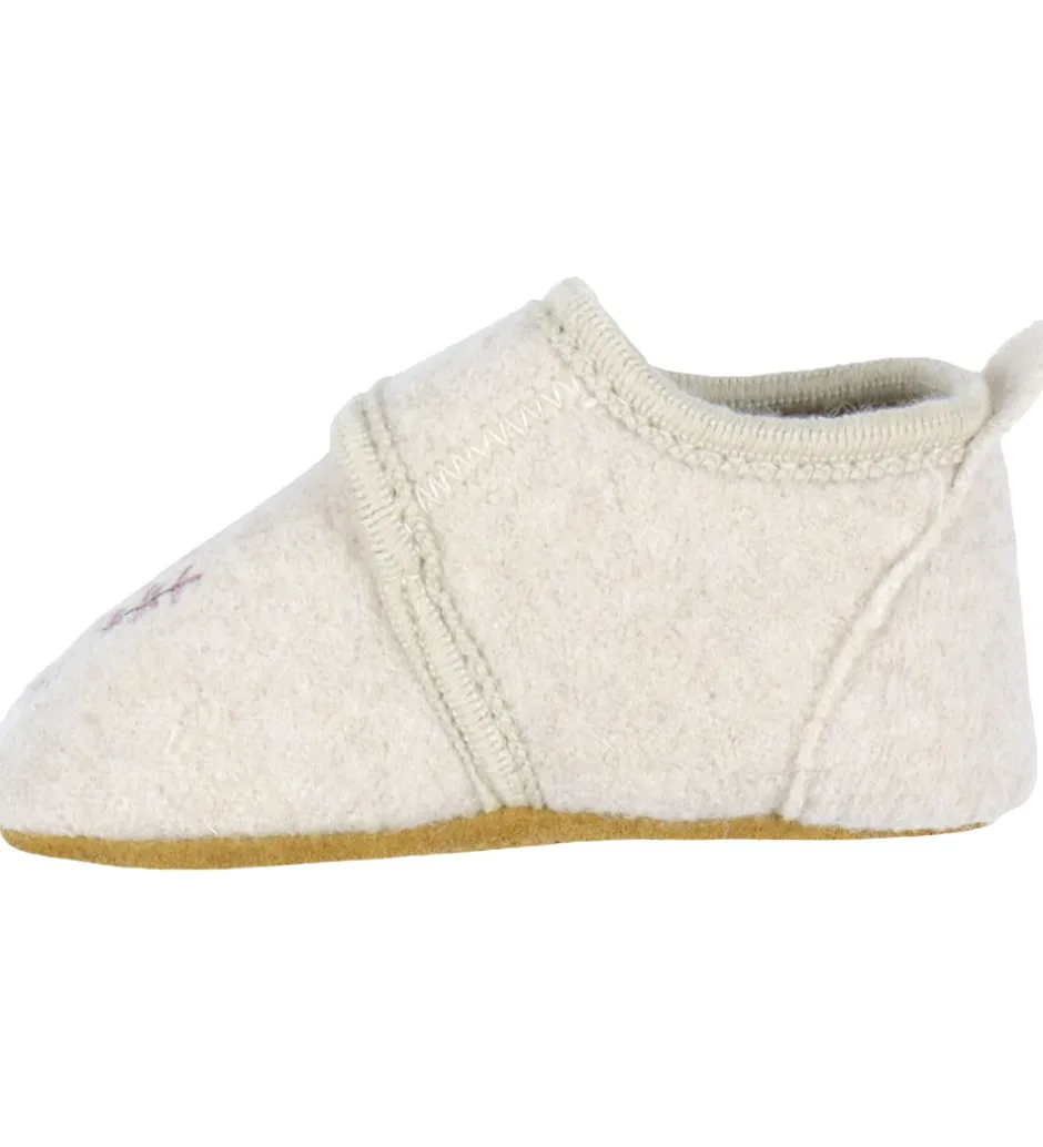 Hjemmesko*Mikk-Line Hjemmesko - Prewalker Uld - Off White