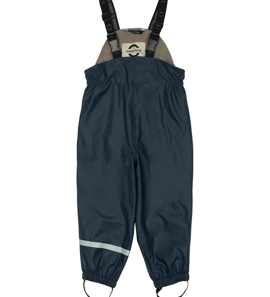 Børn Mikk-Line Regntøj m. Fleece - PU - Iceberg Green
