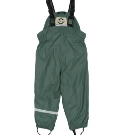 Børn Mikk-Line Regntøj m. Fleece/Seler - PU - 3i1 - Balsam Green