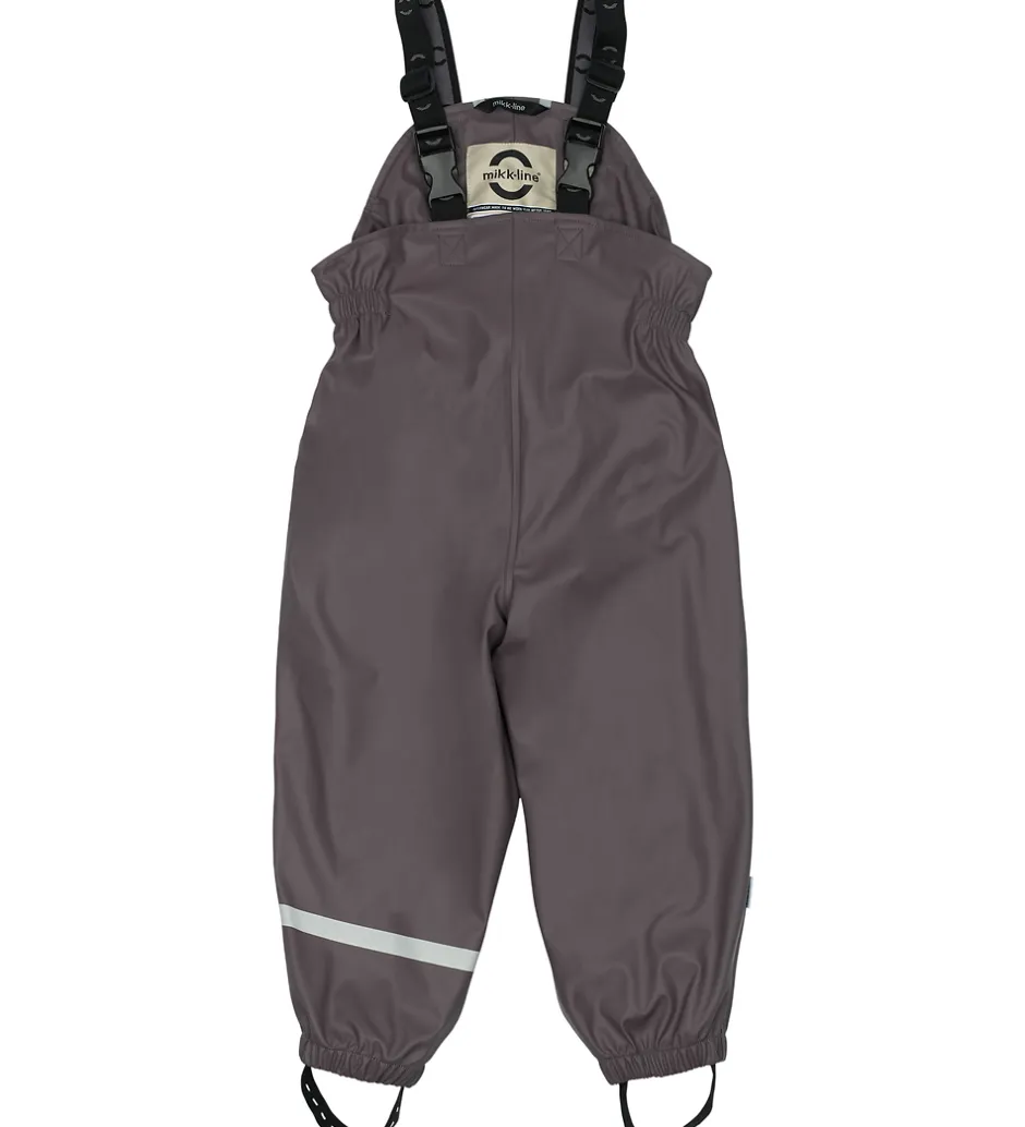 Regntøj*Mikk-Line Regntøj m. Fleece/Seler - PU - 3i1 - Sparrow