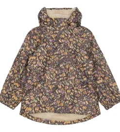 Børn Mikk-Line Regntøj m. For - PU - Raisin m. Blomster