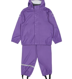 Regntøj*Mikk-Line Regntøj m. Seler - PU - Deep Lavender