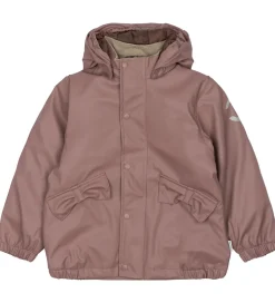 Regntøj*Mikk-Line Regntøj m. Termo/Seler - PU - Twilight Mauve m. Kanin