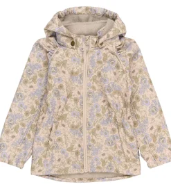 Børn Mikk-Line Softshelljakke m. Fleece - Recycled - Doeskin m. Bloms
