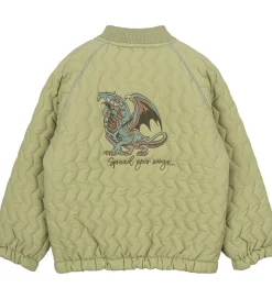 Sommerjakker*Mikk-Line Sommerjakke - Gray Green m. Drage