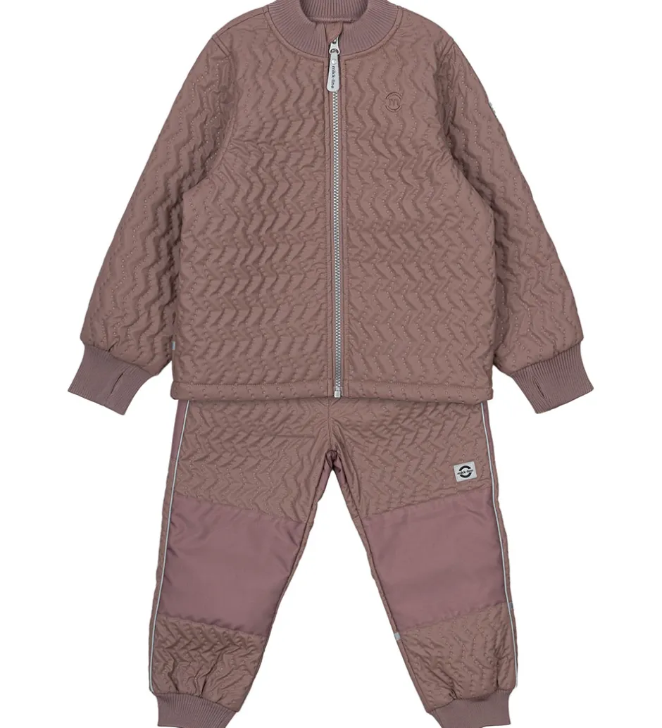 Børn Mikk-Line Termotøj - Duvet - Coated - Twilight Mauve
