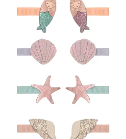 Hårspænder*Mimi & Lula Hårclips - 8-pak - 3 cm - Mermaid Sealife